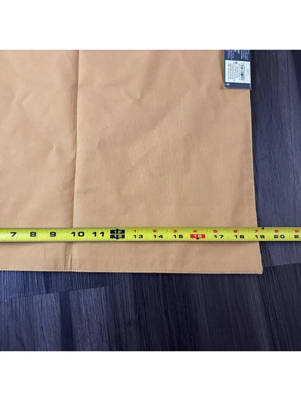 Target Threshold Gold Leaf Placemats Mustard Yellow Set of 2